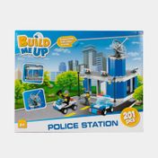 Set de bloques de 201 piezas - estación de policía