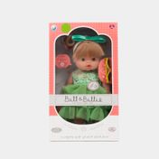 Muñeca con vestido verde, gafas y sonido, de 34.4 cm