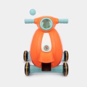 Caminador infantil con luz y sonido, naranja/azul