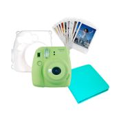 Kit de cámara Instax Mini 9 verde + álbum