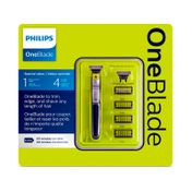 Set de afeitadora Philips One Blade + repuestos + 4 peines guía removibles