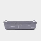 Cesta plástica multiusos con huecos, gris