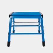 Escalera en aluminio de un paso, azul
