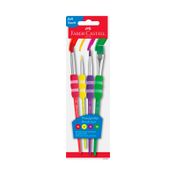 Set de pinceles Faber Castell Soft Touch x 4 unidades