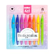Bolígrafos de colores Kiut x 8 unidades