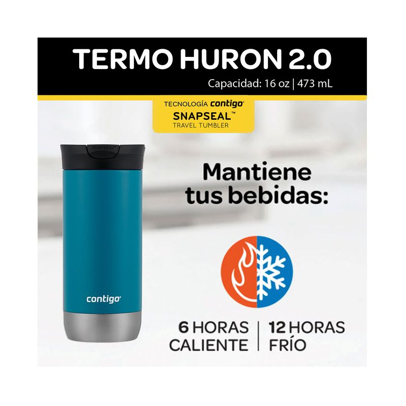 Termo 16oz 473 Ml Acero Inox Frio Caliente Para Cafe Contigo