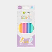 Colores Tuffy x 12 unidades, unipunta, pastel