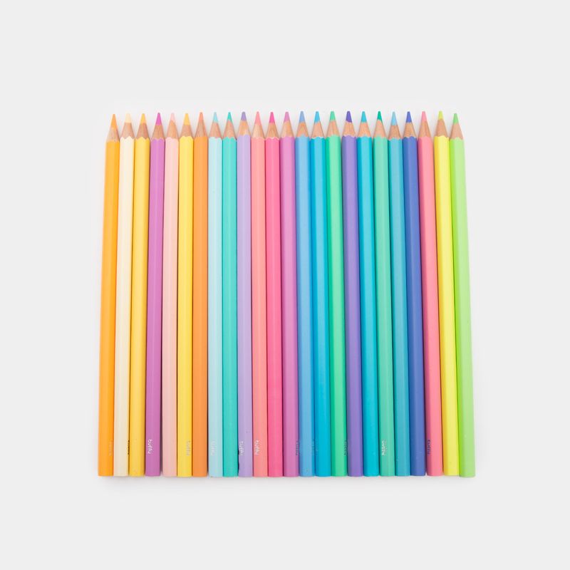 Lapices De Colores Pastel Kores X24pzas