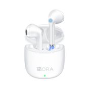 Audífonos In ear Bluetooth 1Hora AUT201 TWS, blancos
