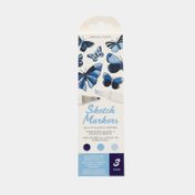 Marcadores de alcohol tonos azules x 3 unidades