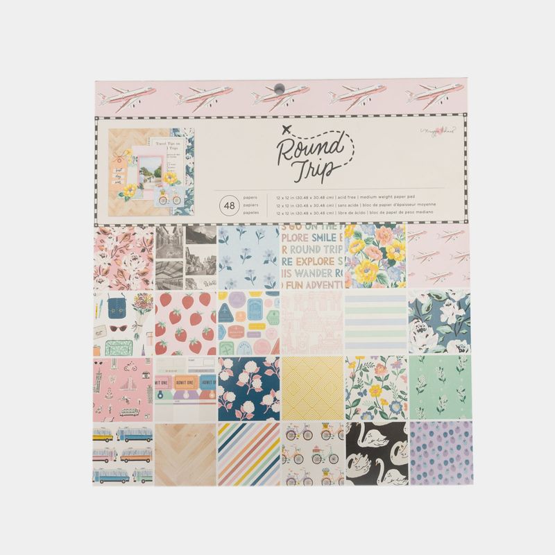 bloc-scrapbooking-48-hojas-round-trip-718813915885