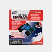 Binoculares de potencia con lentes de vidrio 4 x 30