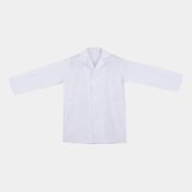 Bata de laboratorio, talla 10, blanca