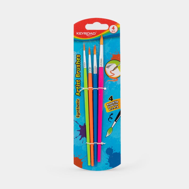 set-pinceles-redondo-x-4-piezas-keyroad-6941288724278