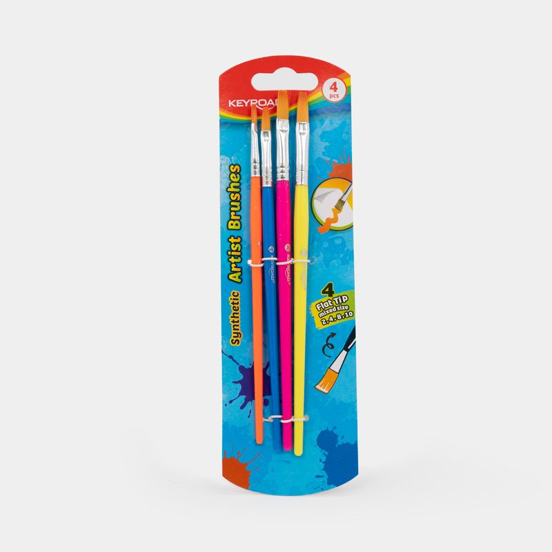 set-pinceles-planos-x-4-piezas-keyroad-6941288724285