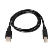 Cable para impresora de USB a USB 3.0 x 3 m, negro