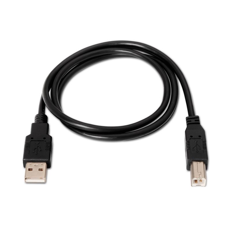 UP-3-3M-Negro, USB-A - Cable USB-B para impresora, escáner, 3 metros