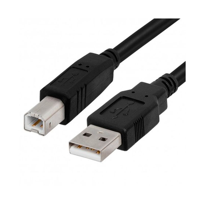 Cable Para Impresora De USB A USB 3.0 X 3 M, Negro