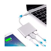 Adaptador Hub tipo C a tipo C, HDMI y USB 3.0