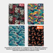 Cuaderno 105 argollado y cuadriculado Tuffy 5 materias de 160 hojas