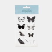 Sellos scrapbooking mariposas 10 piezas