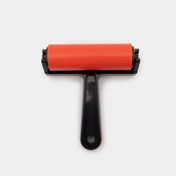 Rodillo de goma brayer 9.5 cm rojo, negro