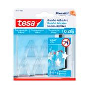 Gancho adhesivo transparente x 5 unidades