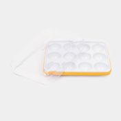 Recipiente con tapa para 12 huevos