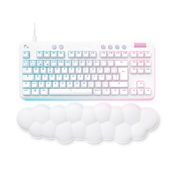 Teclado alámbrico gaming Logitech G713, blanco