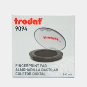 Almohadilla dactilar redonda de tinta negra 96843/9094