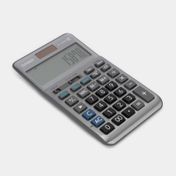 Calculadora básica de 12 dígitos Casio JF-120 FM, gris