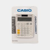 Calculadora básica Casio MJ-12VCb, blanca