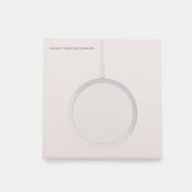 Cargador magnético de 15 W para dispositivos Apple compatibles, blanco