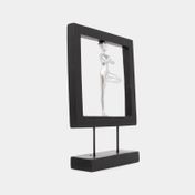 Figura mujer en yoga con marco de 19.5 cm