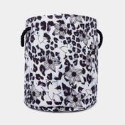 Cesta para ropa diseño flores