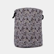 Cesta para ropa diseño flores y rombos