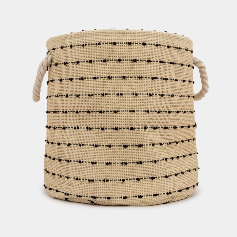 cesta-para-ropa-beige-con-lineas-negras-30-5-x-30-5-cm-7701016377751
