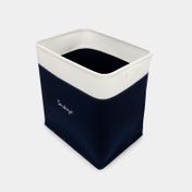 Cesta para ropa storage 39 x 35,3 x 25,5 cm azul con blanco