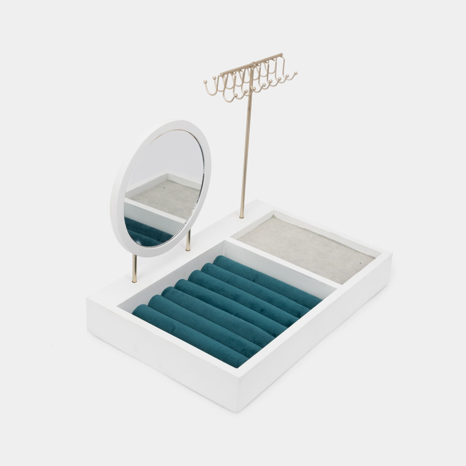 Espejo Joyero XXL, con 2 funciones en 1, es espejo y armario joyero, ideal  para baño y dormitorio