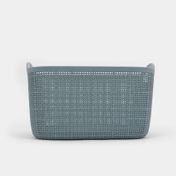 Cesta organizadora azul grisáceo 14.1 x 23.8 x 16.5 cm