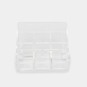 Organizador transparente con 8 compartimentos