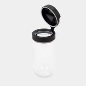 Recipiente para alimentos en vidrio de 800 ml con tapa negra