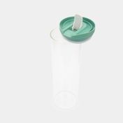 Recipiente para alimentos en vidrio de 1600 ml con tapa verde