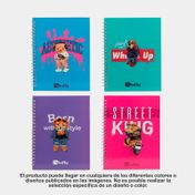 Cuaderno cuadriculado Tuffy de 80 hojas