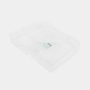 Caja organizadora transparente 2 niveles