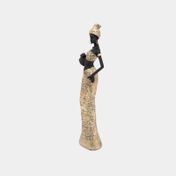 Figura de mujer de vestido con jarrón 36 x 9,5 x 6 cm