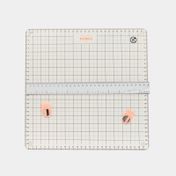 Tabla para corte magnética con imanes, regla 30,5 x 30,5 cm