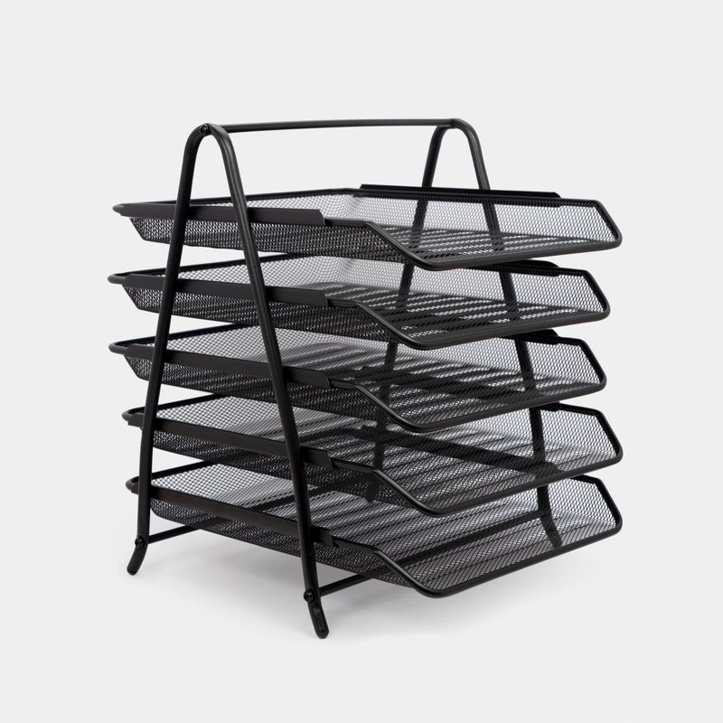 papelera-de-escritorio-5-bandejas-negra-7701016750400