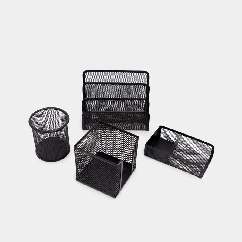 kit-de-oficina-en-malla-de-metal-4-piezas-3-7701016759441