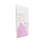 Carpeta fuelle vertical A4, 4 bolsillos con botón surtido